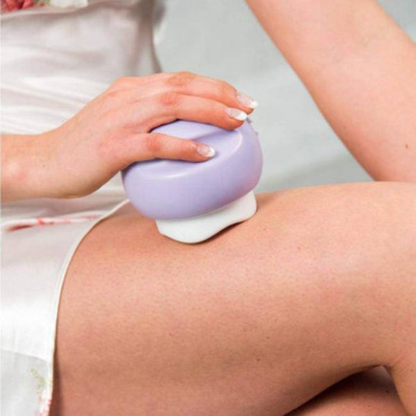 Complete Body Care System Brush providing exfoliation and cleansing on skin.