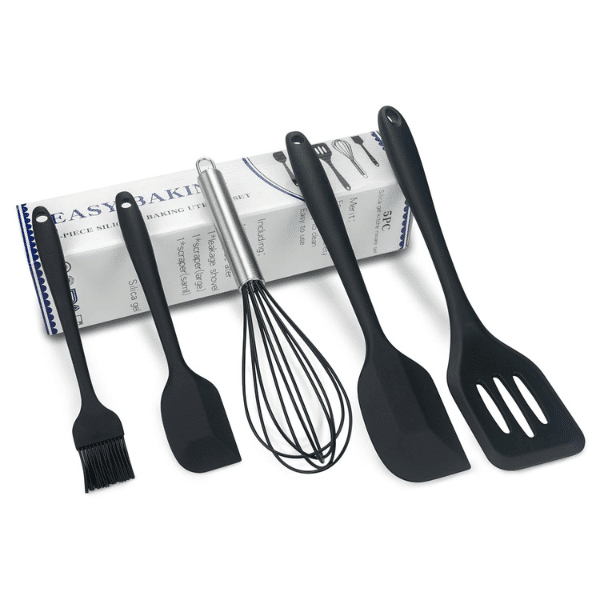 Perfect Dealz 5 Piece Silicone Kitchen Utensil Set