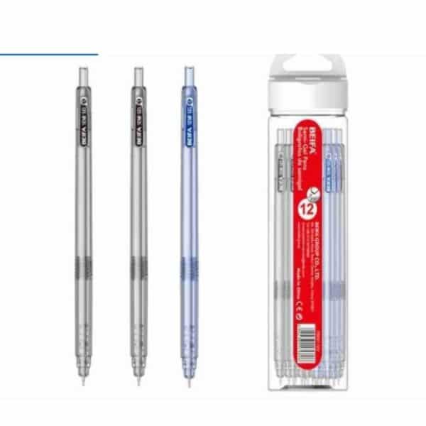 0.7MM Black Blue 12pc Pack of Pens image 0