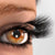 Close-up of an eye wearing 3D Magnetic Eyelashes, showcasing fuller, bolder lashes.