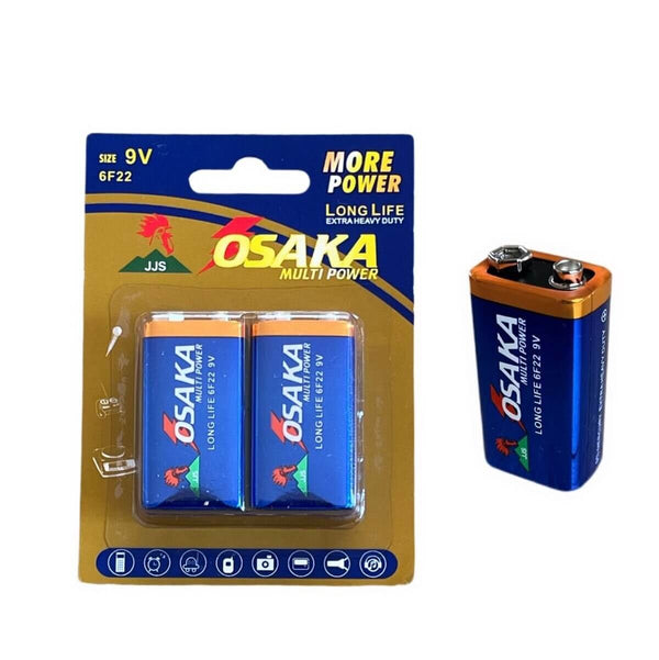 Pack of 2 9V Zinc Carbon Battery image 0
