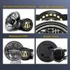 LED Jeep Wrangler Headlight Set