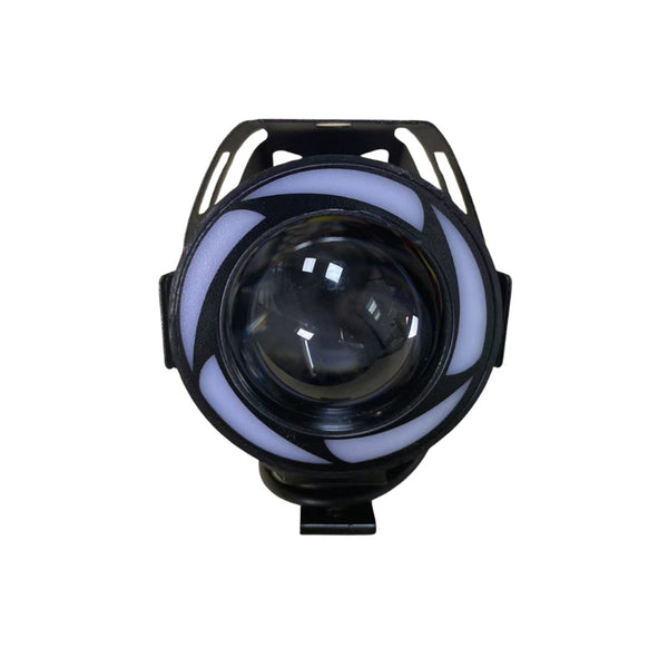 U5 LED Motorcycle Auxiliary Spot Fog Light front view showcasing high-intensity lens and durable housing.