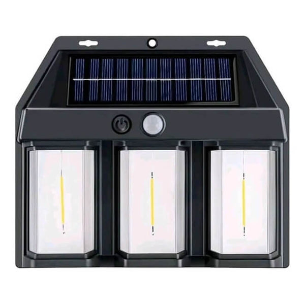 Perfect Dealz 3 LED Outdoor Solar Induction Warm Light Wall Lamp