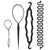 4PCS Hair Styling Kit image 0
