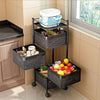 Multi Purpose Trolley Storage Organizer Kitchen Rack