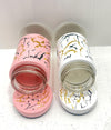 Refillable Glass Salt and Pepper Shakers Set