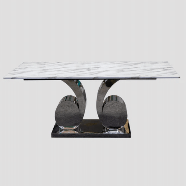 Modern Marble Top Dining Table image 1
