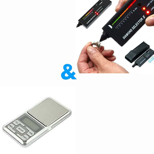 500g Pocket Scale Plus Diamond Tester image 0