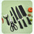 Perfect Dealz High Quality 6 Piece Kitchen Stainless Steel Knife Set with Non-Stick Surface