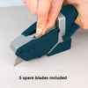Professional Gypsum Board and Woodworking Cutting Tool with 5 spare blades included.