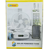 Perfect Dealz Solar-Powered Fan with Bluetooth Speaker & LED Light