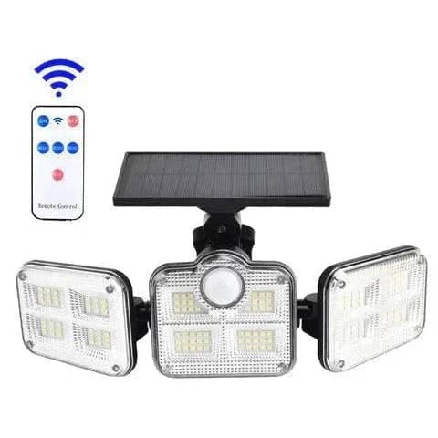 30W Tri-Head Solar Security Light image 0