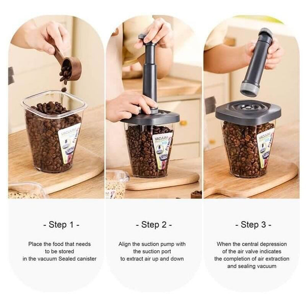 Perfect Dealz 6 Pieces Vacuum Food Storage Containers