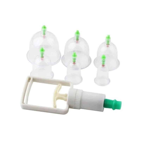 6 Pcs Chinese Body Cupping Massage Suction Therapy image 1