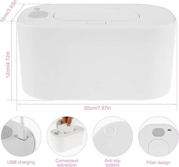 Portable Baby Wipe Warmer for Home and Nursery image 1