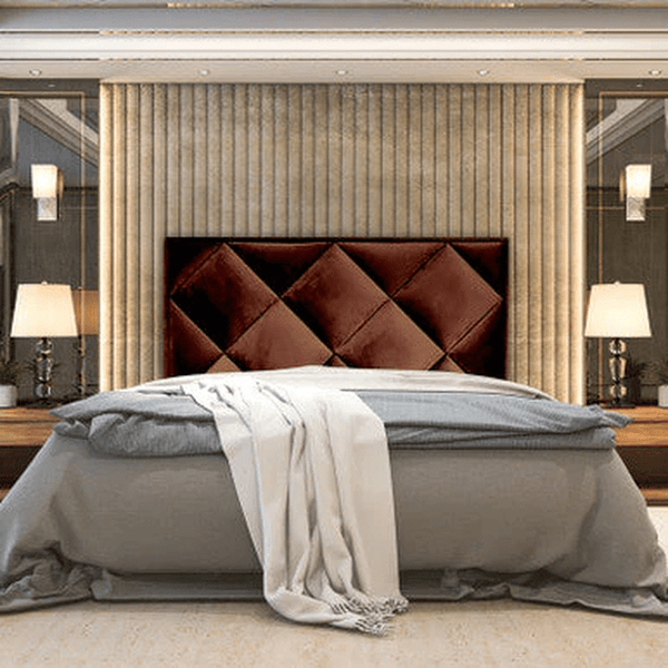 Perfect Dealz Hannah Diamond Tufted Velvet Headboard
