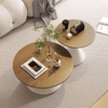Perfect Dealz Forest Wood Coffee Table Set