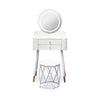 Perfect Dealz Elegant Bedroom Vanity with Cushioned Stool