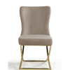 Perfect Dealz Velvet Blossom Button Back Dining Chair