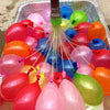 A collection of colorful 100 Water Balloons filling a tray, ready for summer fun and water games.