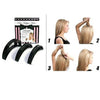 Bumpits Hair Volumizer set with step-by-step instructions on creating volume and height in hair.