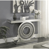 Perfect Dealz Crystal Teardrop Mirrored Console Table