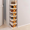Perfect Dealz 6 Tier Shoe Stackable Storage Rack Organizer