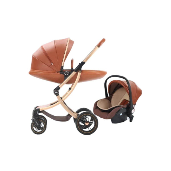 3 in 1 Egg Shell Baby Stroller image 1