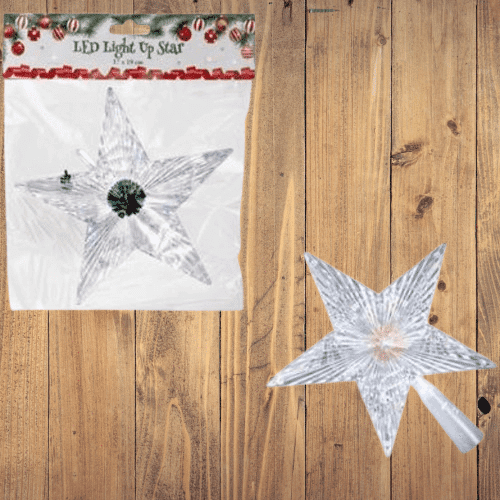 Perfect Dealz LED Christmas Tree Star Decoration – 17x19cm