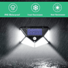 114 Solar Motion Sensor LED Wall Light features IP65 waterproof, frost and heat resistance, ideal for outdoor lighting.