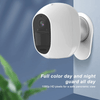 Waterproof Outdoor Camera mounted on a wall, offering full color day and night surveillance with 1080p HD clarity.