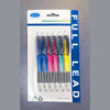 Perfect Dealz Pack of 6 Push Button Ballpoint Pens