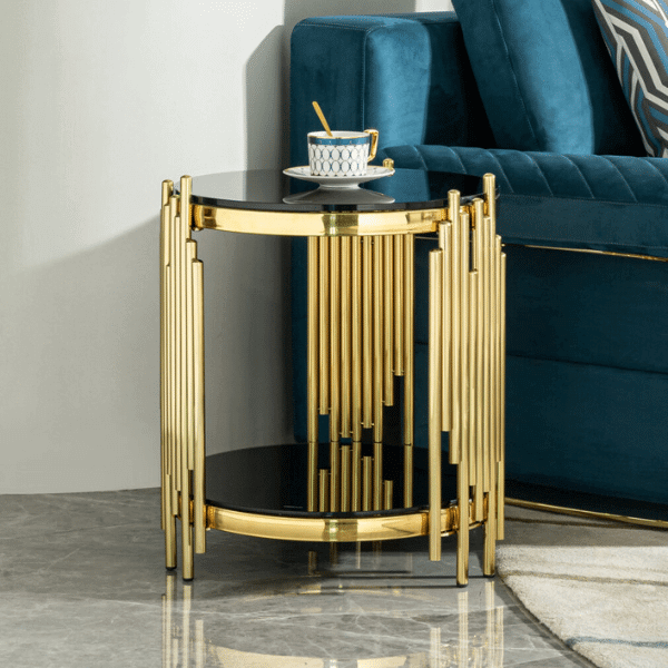 Perfect Dealz Contemporary Glass Accent Side Table