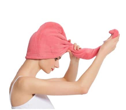 Soft Shower Towels for Hair Turban Wrap image 1