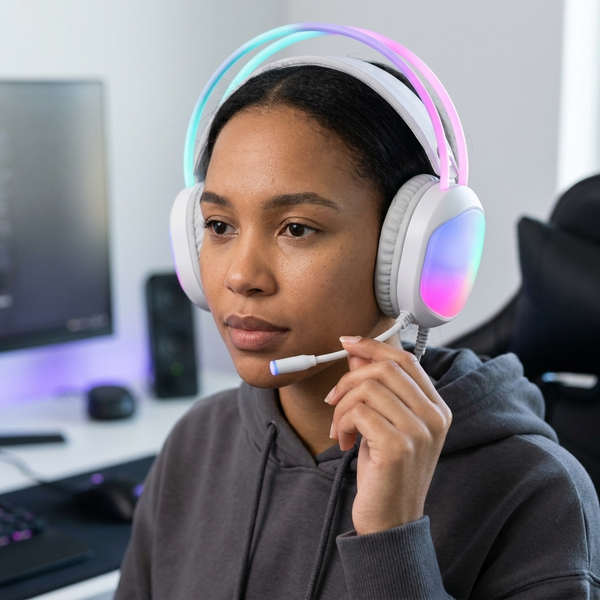Wired RGB Gaming Headset with Microphone