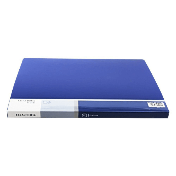 30 Pockets A4 Normal Color Document Folder Plastic Presentation Book image 1