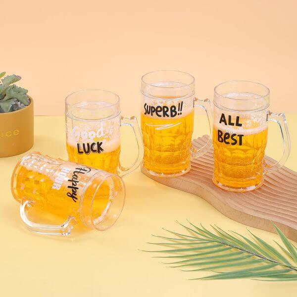Perfect Dealz 450ml Plastic Frosty Beer Mug with Gel