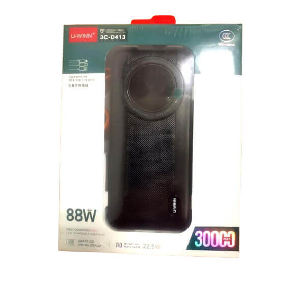 30000mAh Built-in Cable Power Bank image 1