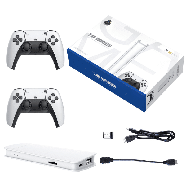 Perfect Dealz 2.4G Wireless 4K HD Game Console with Game Stick