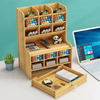Perfect Dealz DIY Wooden Desktop Pen Holder and Drawer