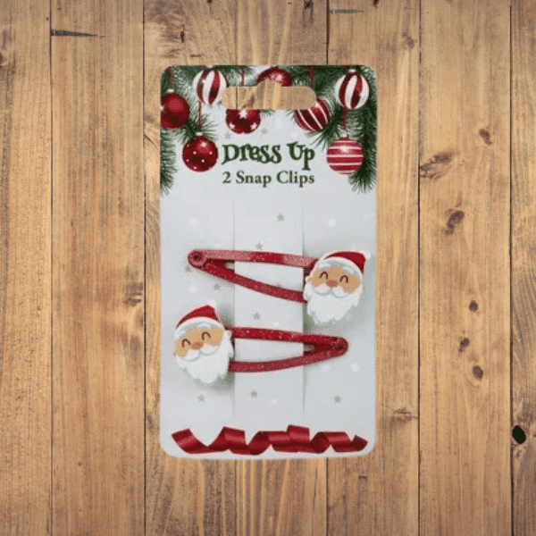 Perfect Dealz Festive Christmas Snap Clips Set (2-Piece)