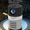 Mini Home & Outdoor Movie Projector showcasing a compact design, small and portable with 5G WiFi support.