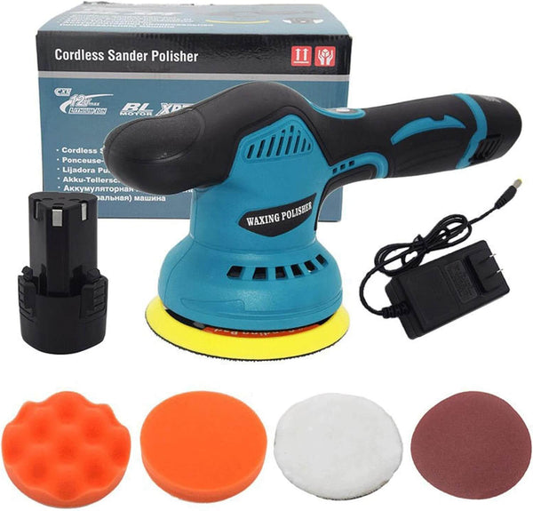 Perfect Dealz 12V Electric Car Polisher Machine With Polishing Pad Kit
