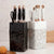 7 Piece Marble Kitchen Knife Set with Stand and Base image 0