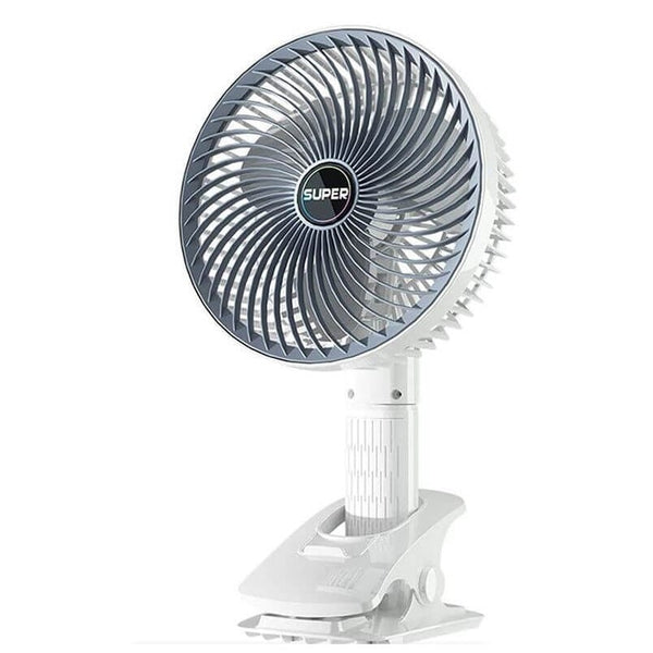 Perfect Dealz Portable Type C Rechargeable Desktop Clamp Fan