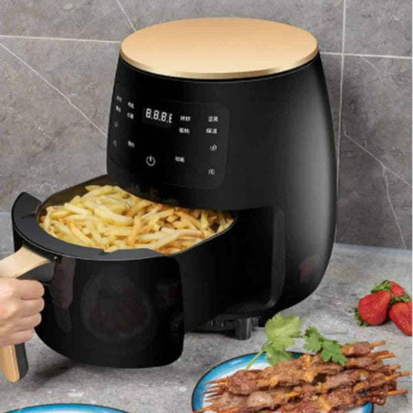 Perfect Dealz 6L Black and Rose Gold Air Fryer