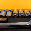 Perfect Dealz 12 Pieces Socket Set 1/2'' with Extension Bar and Case