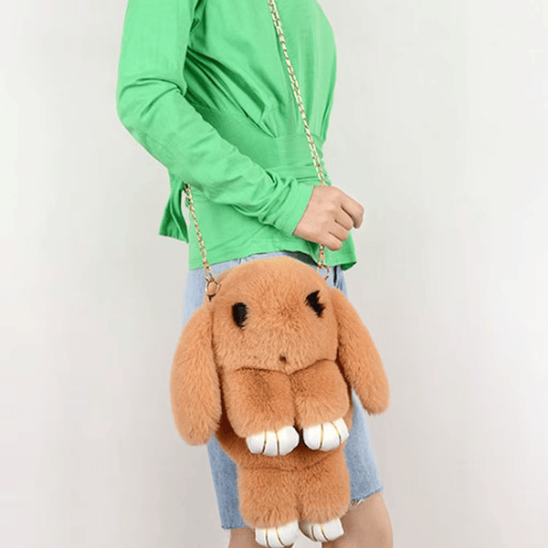 Rabbit Plush Crossbody Bag image 3