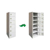 6 Tier Steel Office Cabinet image 0
